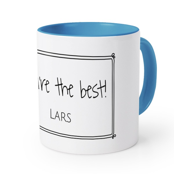 Colored Mug Blue Colored Mug Blue