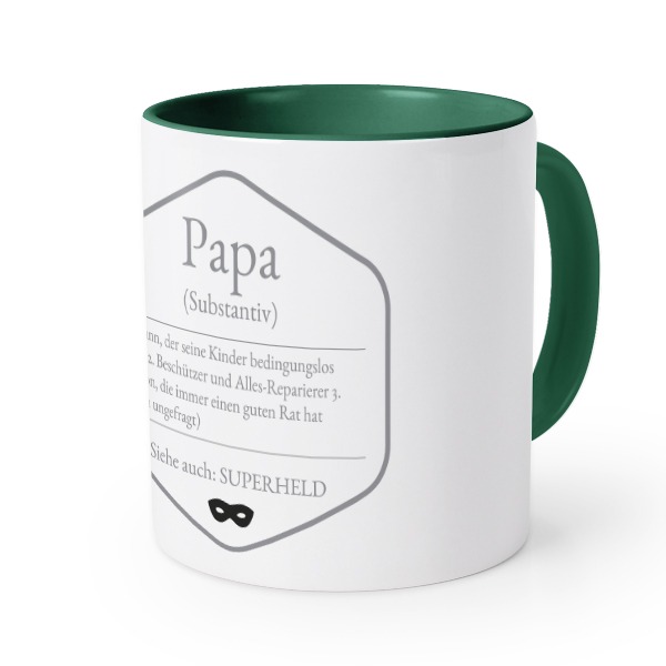 Colored Mug Dark Green