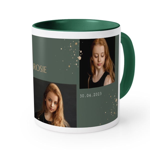 Farbige Tasse dunkelgrün Farbige Tasse dunkelgrün