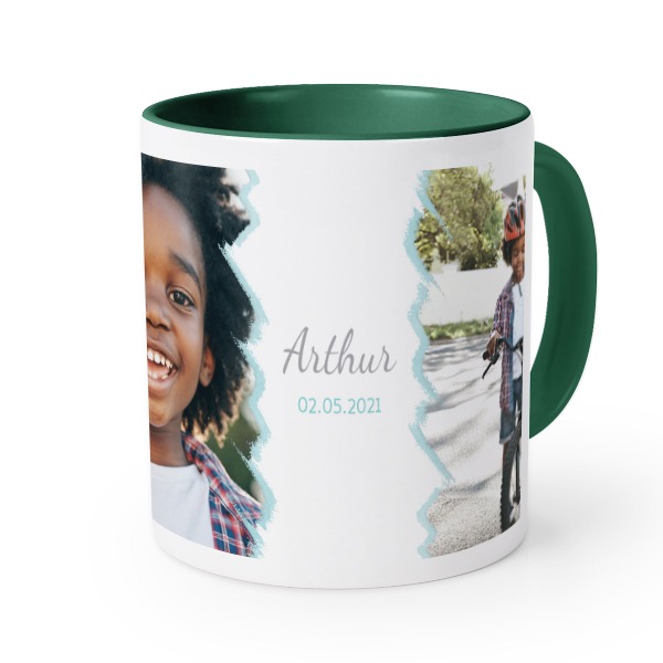 Farbige Tasse dunkelgrün Farbige Tasse dunkelgrün