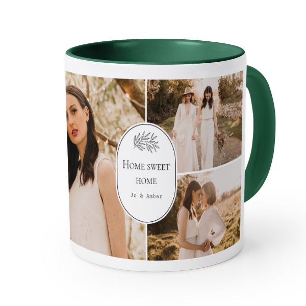 Mugg med fÀrg Mörkgrön Mugg med fÀrg Mörkgrön