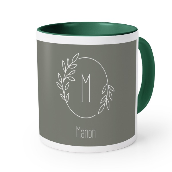 Mug couleur vert impérial