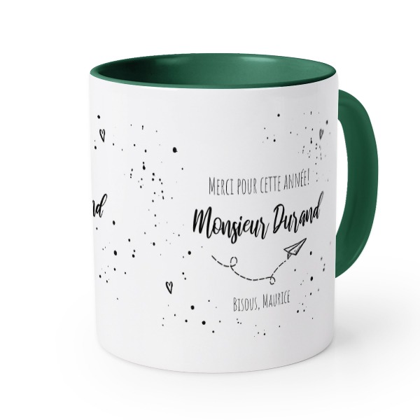 Mug couleur vert impérial