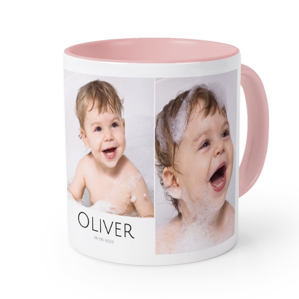 Mugg med färg Rosa