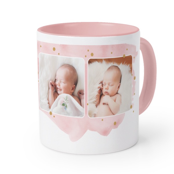 Mugg med färg Rosa