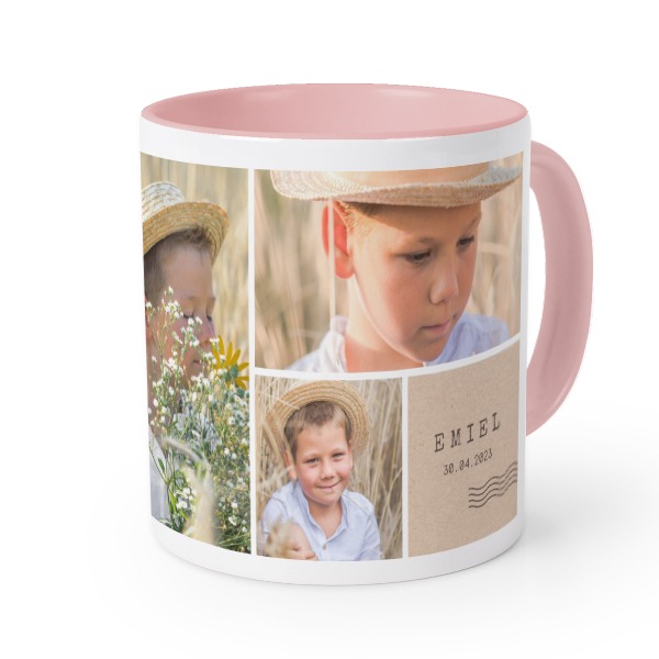 Farbige Tasse Rosa
