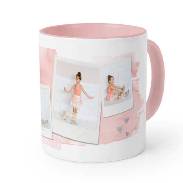 Farbige Tasse Rosa