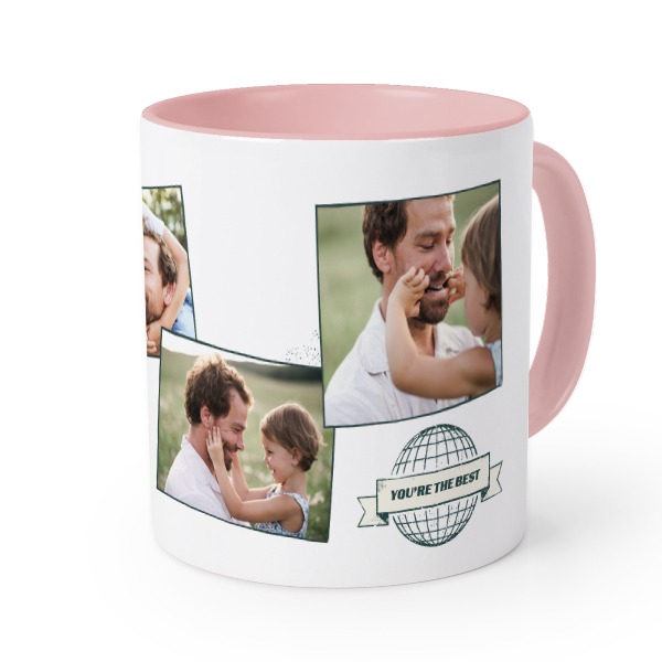 Farbige Tasse Rosa
