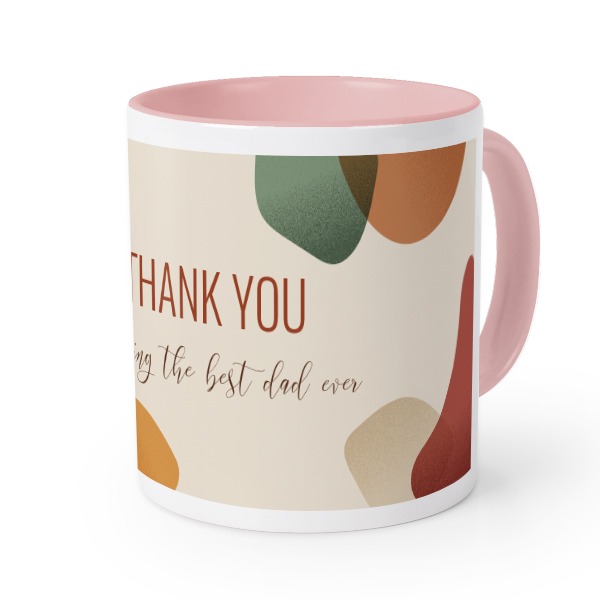 Farbige Tasse Rosa