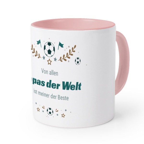 Farbige Tasse Rosa Farbige Tasse Rosa