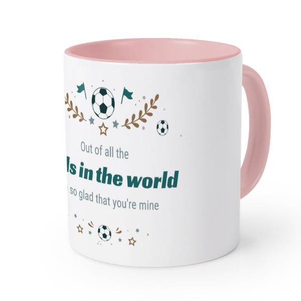 Coloured Mug Pink Coloured Mug Pink