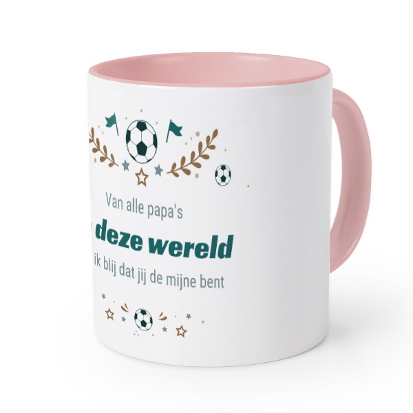 Gekleurde Mok Roze Gekleurde Mok Roze