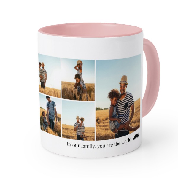 Farbige Tasse Rosa