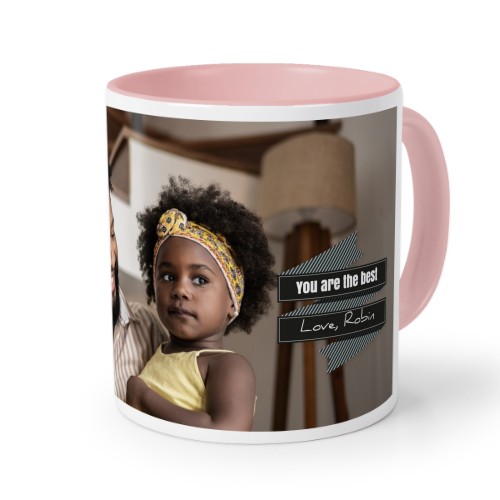 Farbige Tasse Rosa