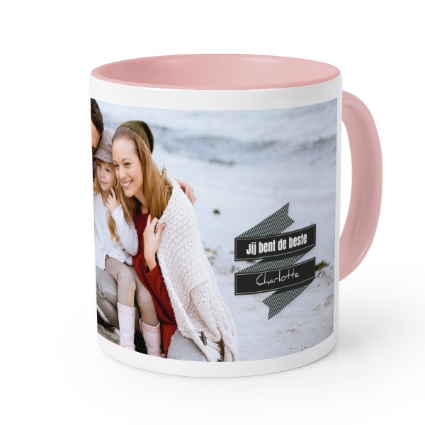 Gekleurde Mok Roze