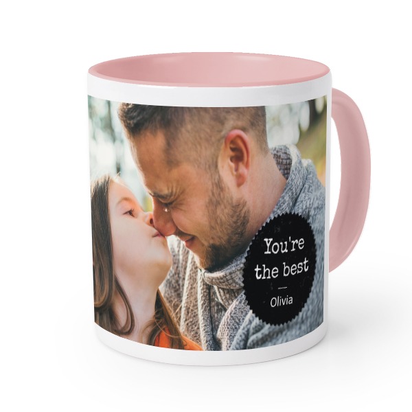 Farbige Tasse Rosa