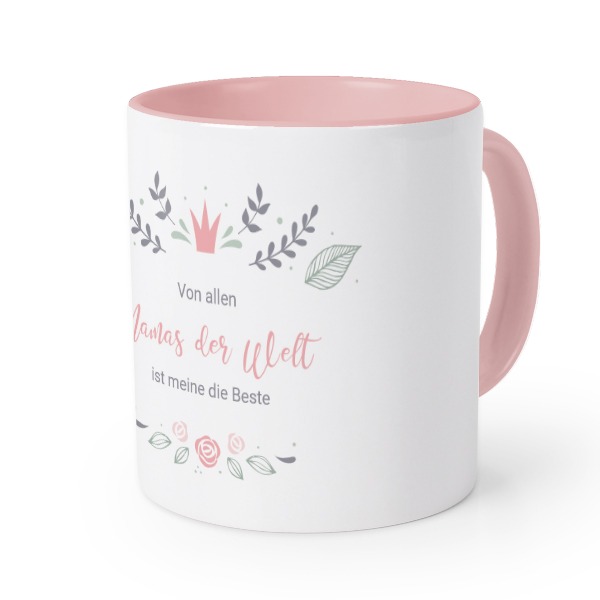 Farbige Tasse Rosa Farbige Tasse Rosa