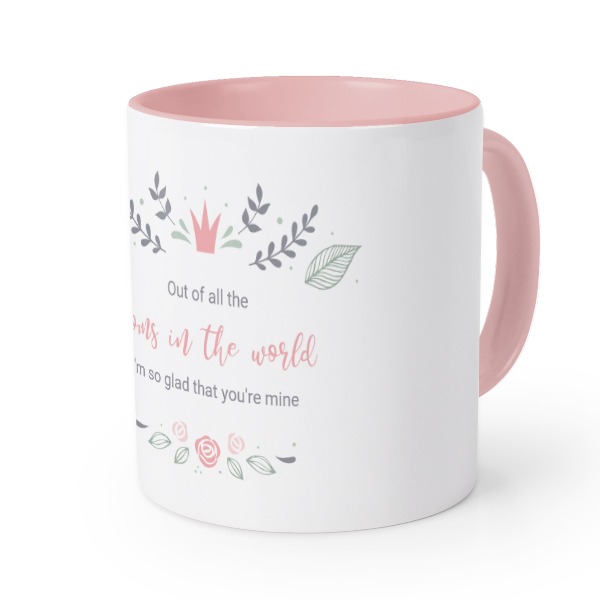 Farget krus Rosa Farget krus Rosa