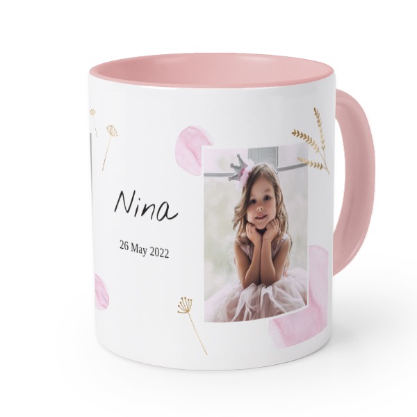 Mugg med fÀrg Rosa Mugg med fÀrg Rosa