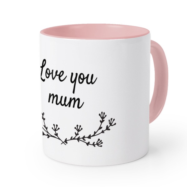 Mugg med färg Rosa