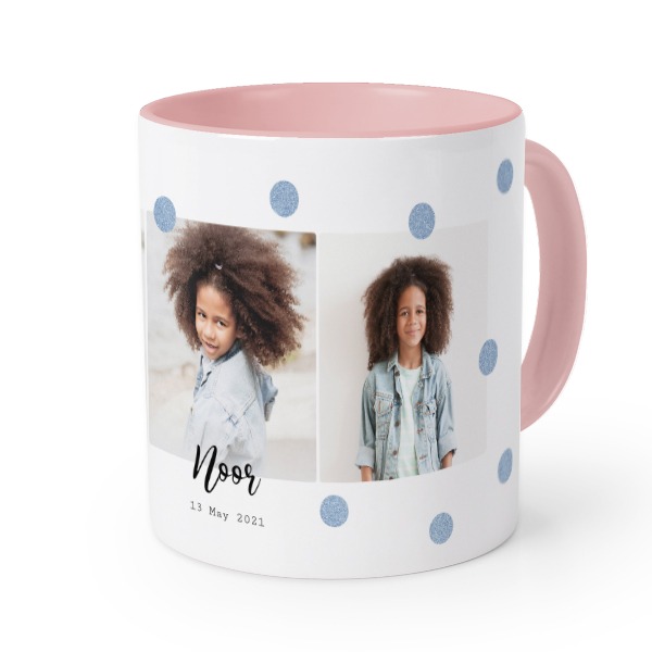 Farbige Tasse Rosa