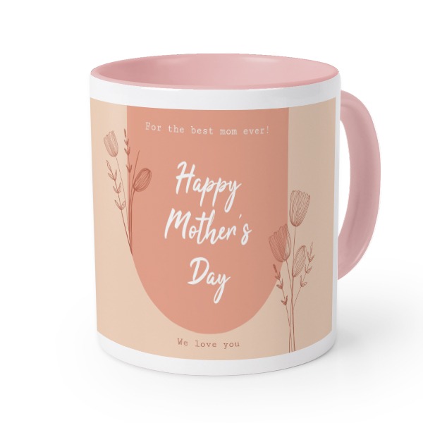 Mugg med färg Rosa
