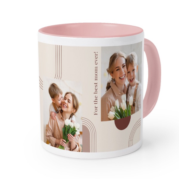 Farbige Tasse Rosa Farbige Tasse Rosa