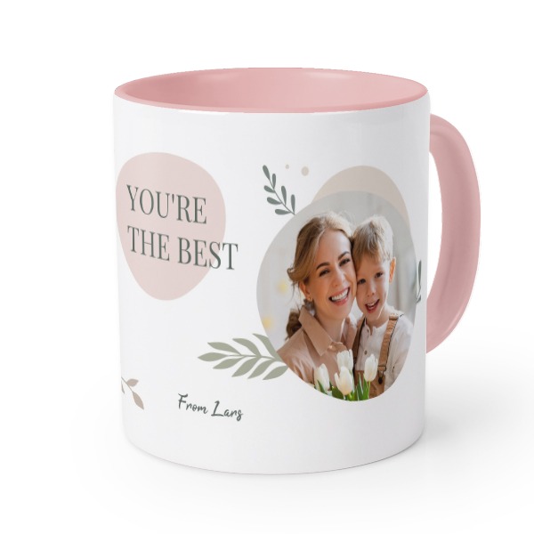 Mugg med färg Rosa