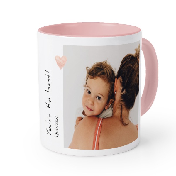 Farbige Tasse Rosa