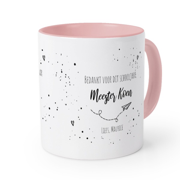 Gekleurde Mok Roze