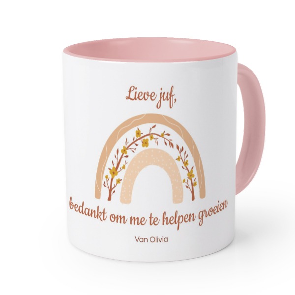 Gekleurde Mok Roze