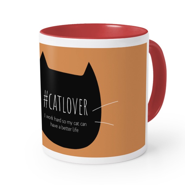 Colored Mug Red