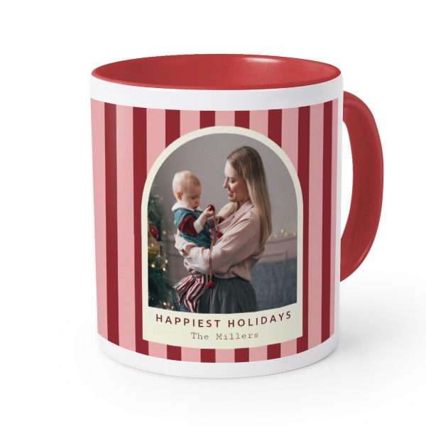 Mugg med färg röd