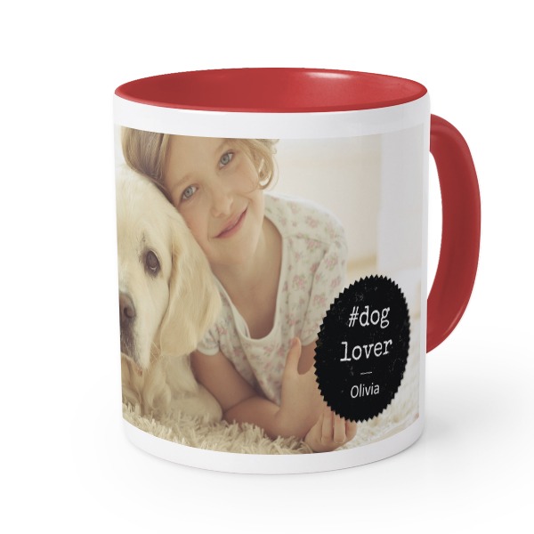 Gekleurde mok rood Gekleurde mok rood