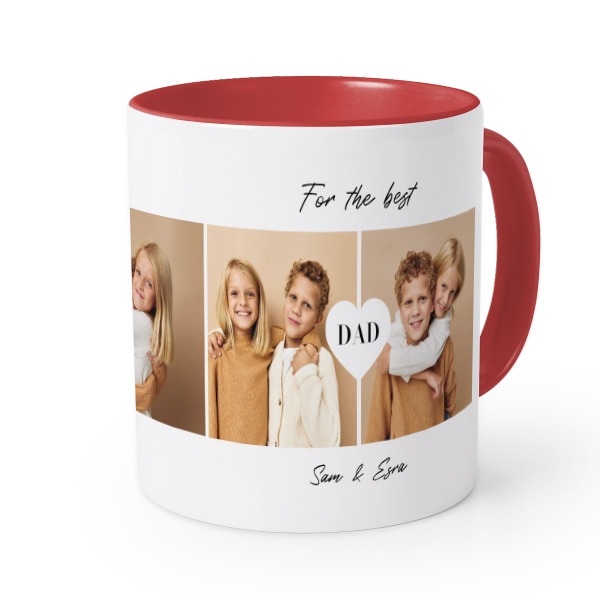 Farbige Tasse rot