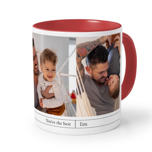 Farbige Tasse rot