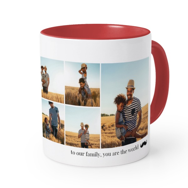 Farbige Tasse rot