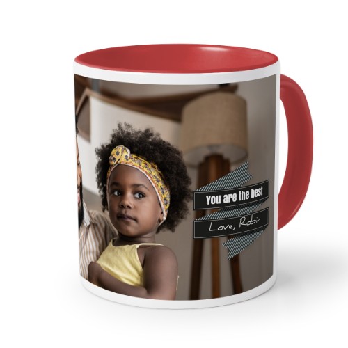 Farbige Tasse rot