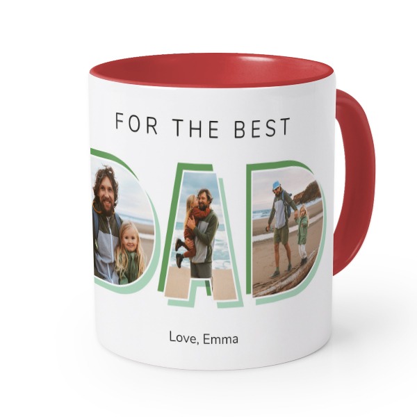Farbige Tasse rot