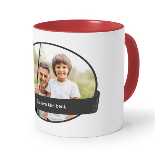 Farbige Tasse rot