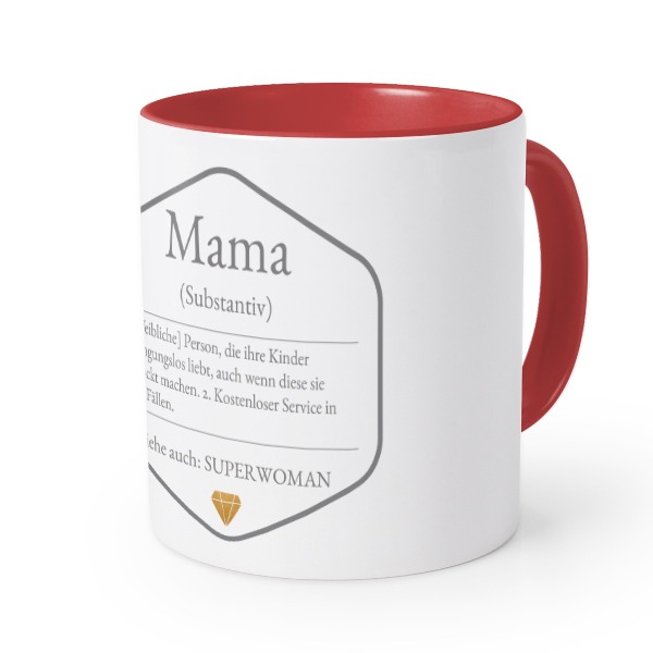 Colored Mug Red Colored Mug Red