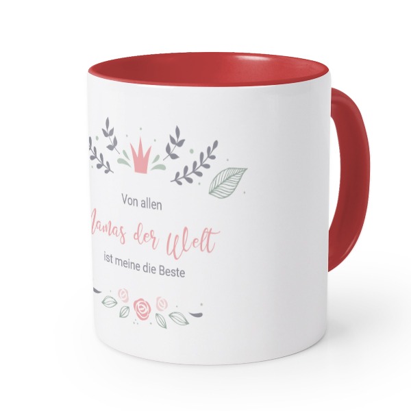 Colored Mug Red Colored Mug Red
