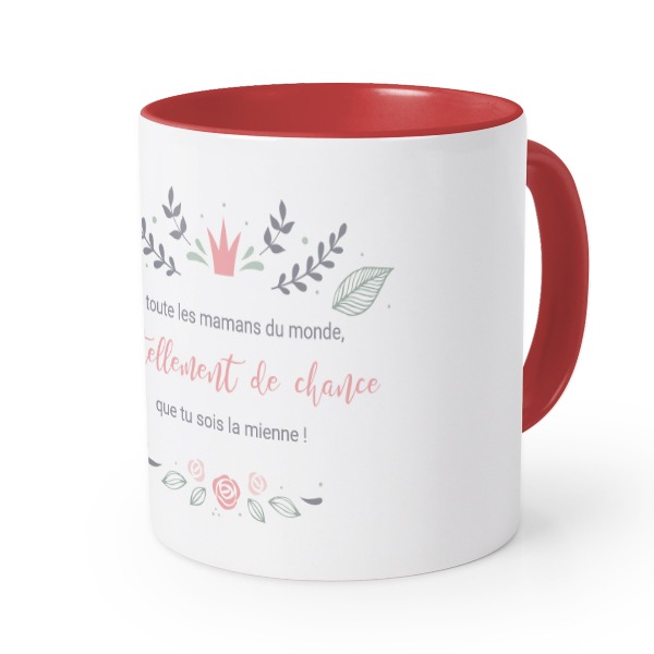 Mug Couleur rouge Mug Couleur rouge
