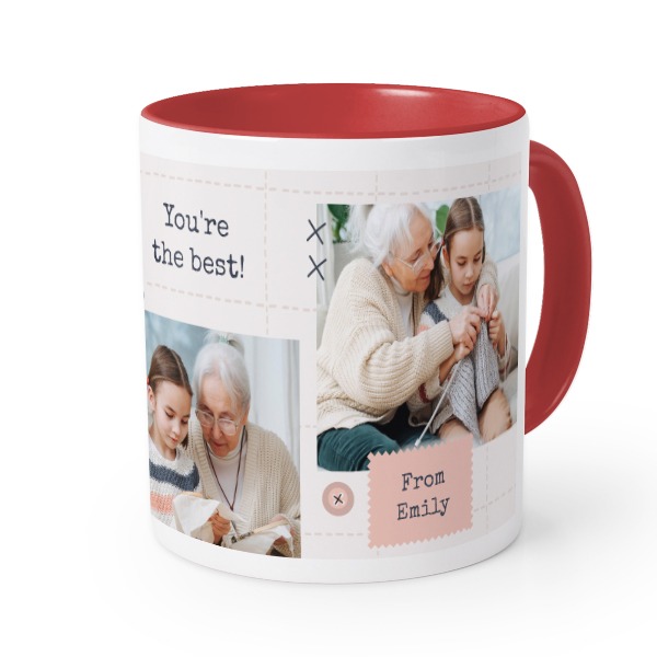 Mugg med fÀrg röd Mugg med fÀrg röd