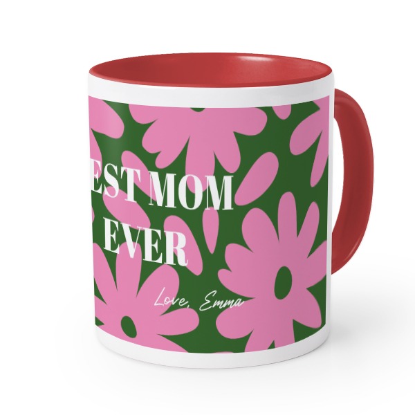 Colored Mug Red