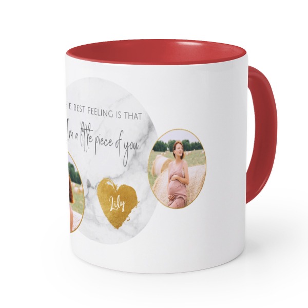 Colored Mug Red