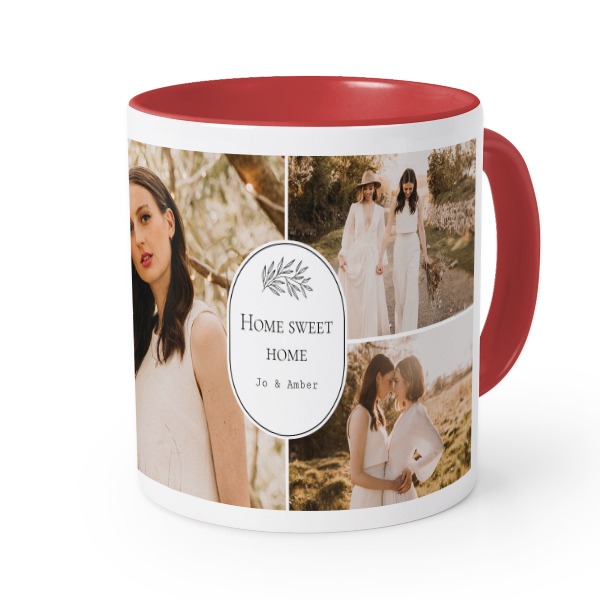 Farbige Tasse rot