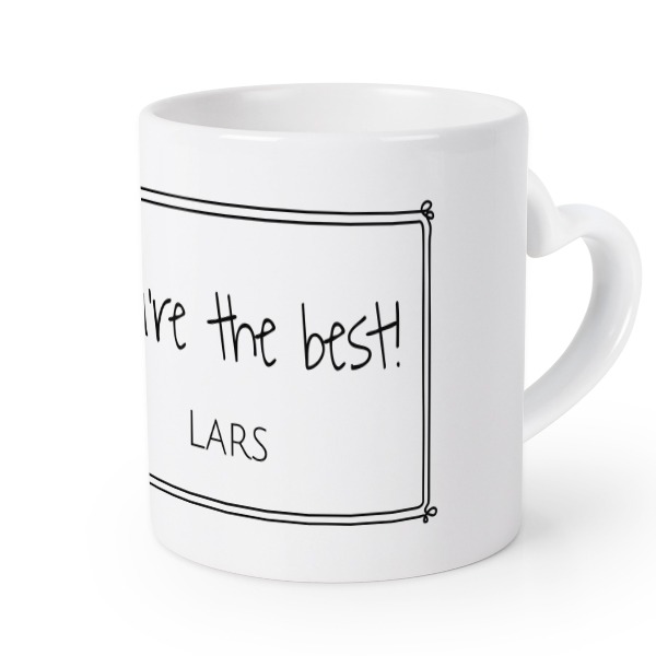 Herztasse mit Foto personalisiert Herztasse mit Foto personalisiert