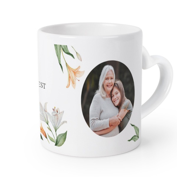 Herztasse mit Foto personalisiert Herztasse mit Foto personalisiert