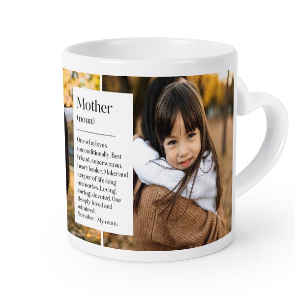 Herztasse mit Foto personalisiert